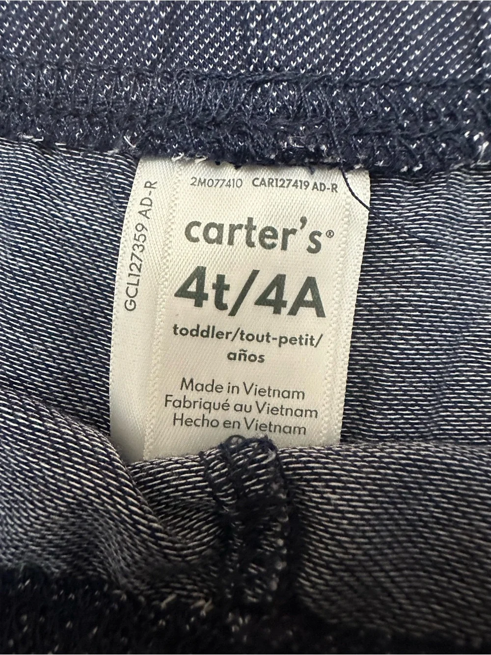 Carters Set of 2 Pairs of Jean Leggings